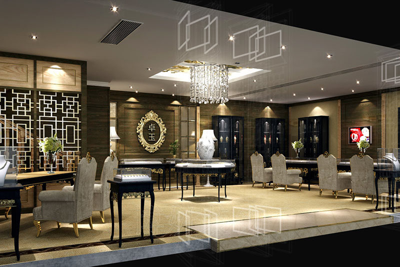 南京珠寶店裝修,南京珠寶店裝潢設計,南京珠寶店裝修效果圖,南京裝修公司
