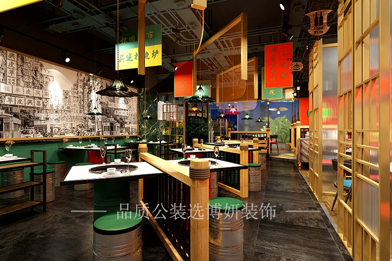 南京餐飲店店鋪裝修(是什么促進餐飲裝修設計產業快速發展)